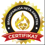 Certifikat: Brandfarliga heta arbeten